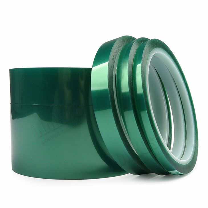 Green High-Temperature Polyester Silicone Adhesive Tape