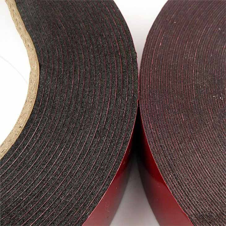 Black White PE Foam Tape