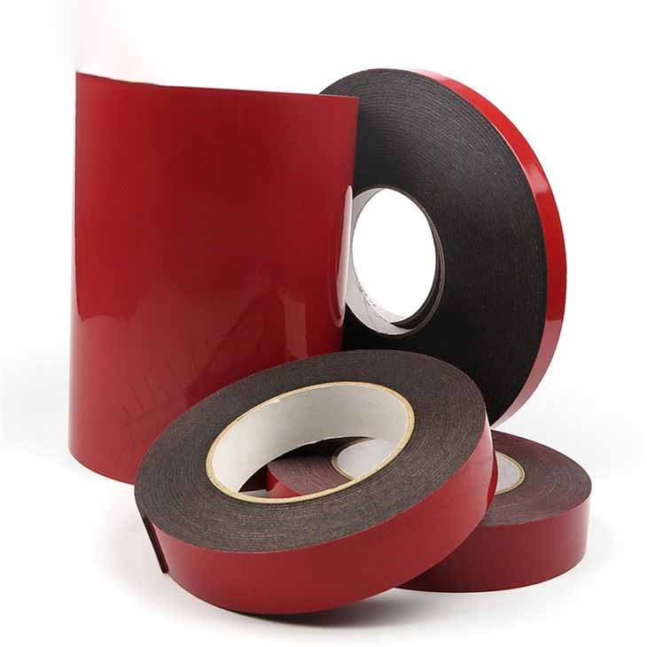 Black White PE Foam Tape