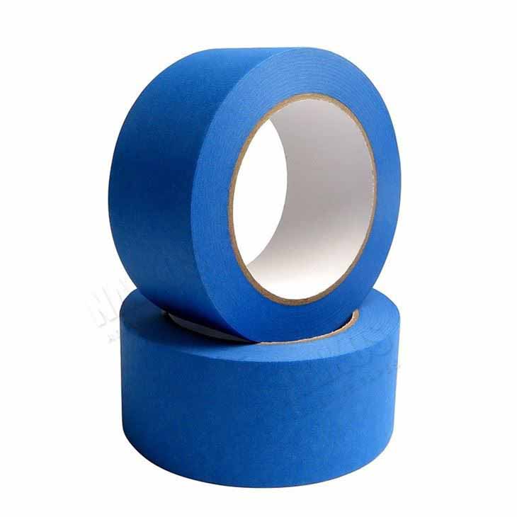 Blue Painter's Tape Used For Painting