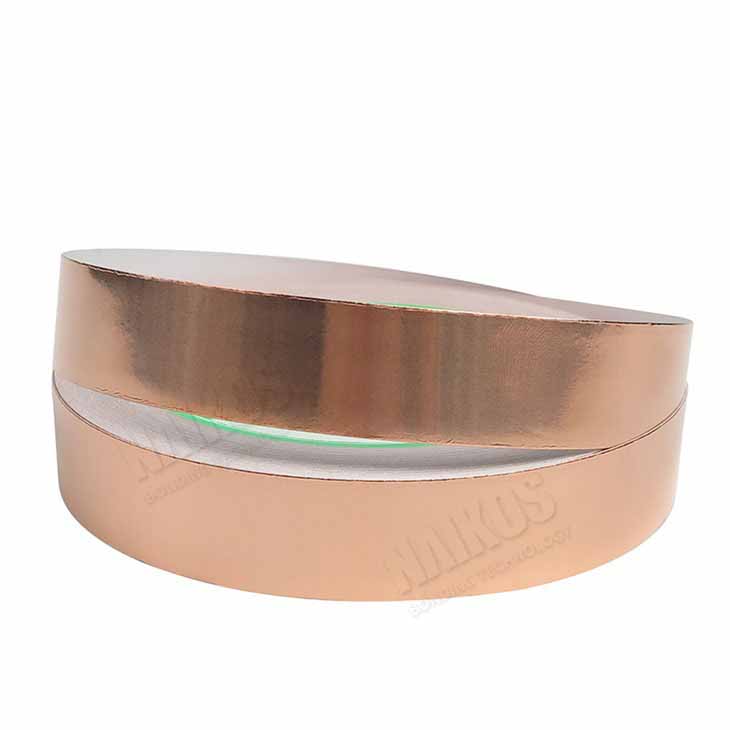 Copper Foil Electrical Conductive Adhesive Tape Roll For Shielding