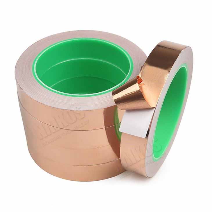 Copper Foil Electrical Conductive Adhesive Tape Roll For Shielding