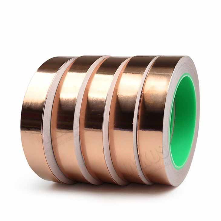 Copper Foil Electrical Conductive Adhesive Tape Roll For Shielding