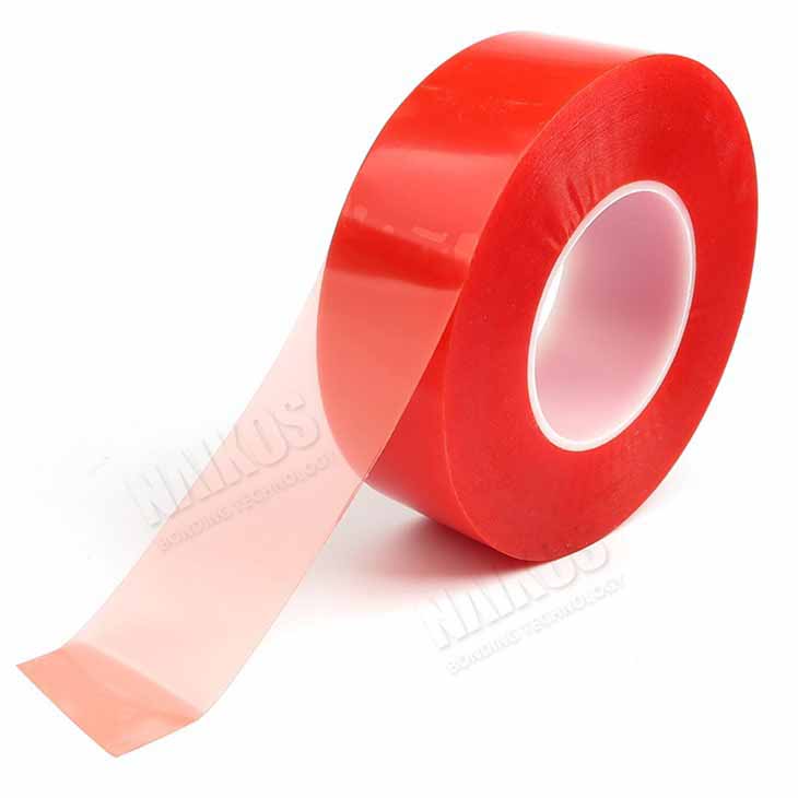 Double-Sided Polyester Red Film Adhesive Tape