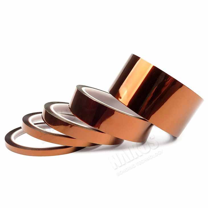 Heat Resistance Kapton Polyimide Film Tape 260℃(500℉) For SMT, PCB, Transformer, Class H Insulation Electronics Masking