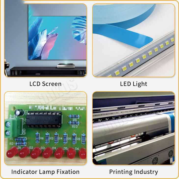 Heatsink Thermal Interface Materials Transfer Tape For LED