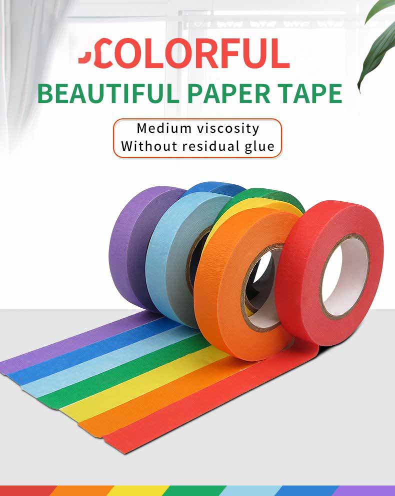 colored masking tape