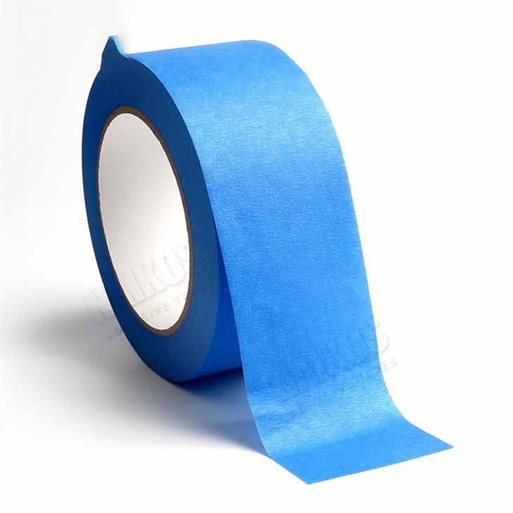 Blue Painter's Tape Used For Painting