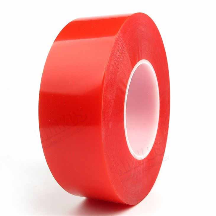 Double-Sided Polyester Red Film Adhesive Tape