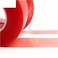 Double-Sided Polyester Adhesive Tape With Red Film